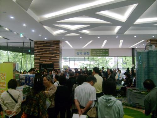 논현 푸르지오시티 모델하우스 현장