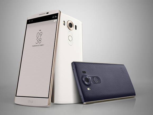 LG전자가 8일 국내 출시한 전략 스마트폰 ‘LG V10’. (사진제공=LG전자)