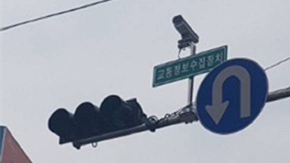 스마트교차로 CCTV 설치 화면. (사진제공=부산시)