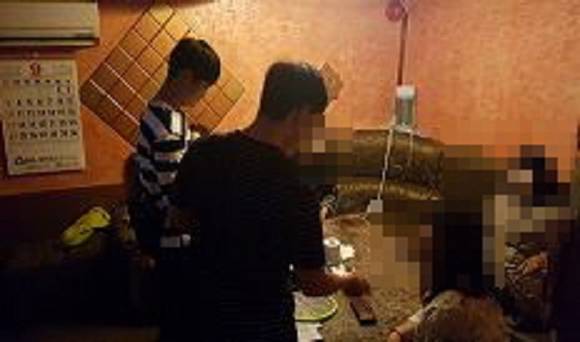 부산서 유흥업소 도우미를 공급하고 성매매를 알선해 억대의 돈을 부당하게 취한 불법 보도방 업주 및 성매매 여성들이 대거 경찰에 붙잡혔다. (사진제공=부산경찰청)