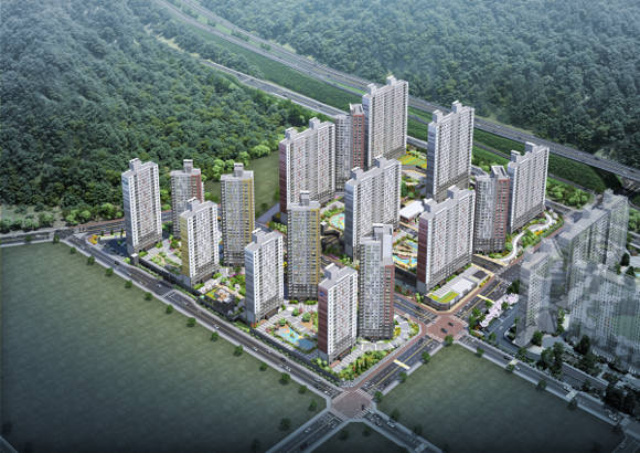 양산 덕계 '두산위브 2차' 조감도. (사진=두산중공업)
