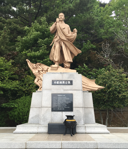 박재혁 의사 동상. (사진=부산보훈청)