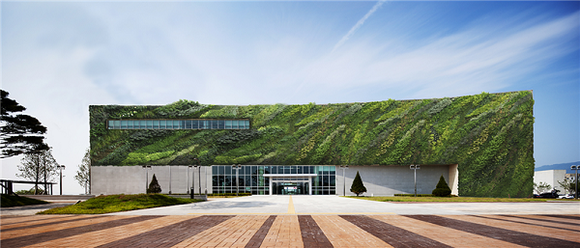 패트릭 블랑, <수직정원; Vertical Garden>展 설치 예상도.