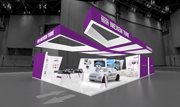 넥센타이어 타이어 쾰른 전시회 부스 이미지. (사진=넥센타이어)