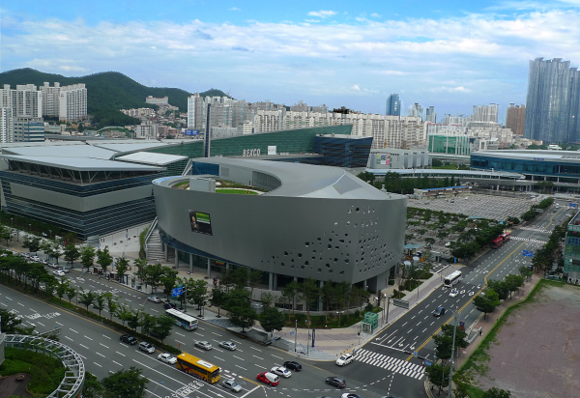 부산 벡스코 전경.