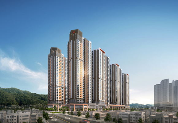 부산 '동래 3차 SK VIEW' 투시도. (사진=SK건설)