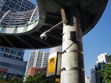 CCTV 음악시스템 설치 모습. (사진=부산진구)