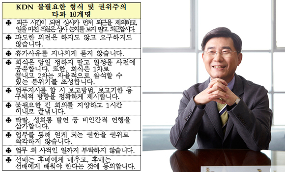 '불필요한 형식·권위주의 타파 10계명'·한전KDN 박성철 사장(사진=한전KDN)