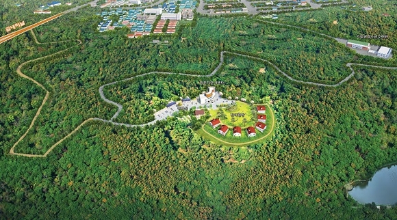 달음산자연휴양림 위치도. (사진=기장군)