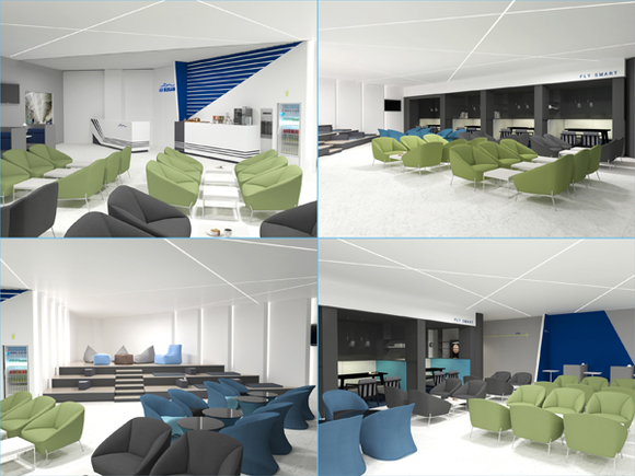 에어부산 라운지 조감도. (사진제공=에어부산)