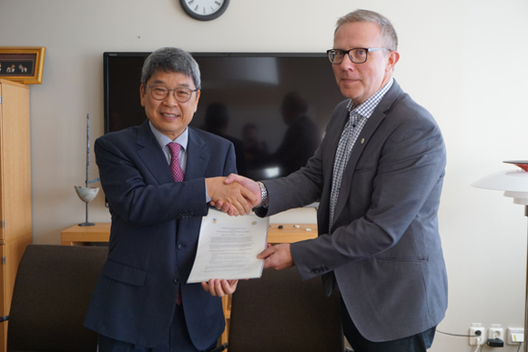 경성대학교와 스웨덴 칼스타드 대학이 교류협정을 맺고 있다. (사진제공=경성대)